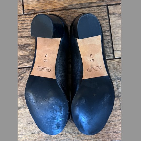 Coach low chunky heel size 6.5 - Picture 4 of 4